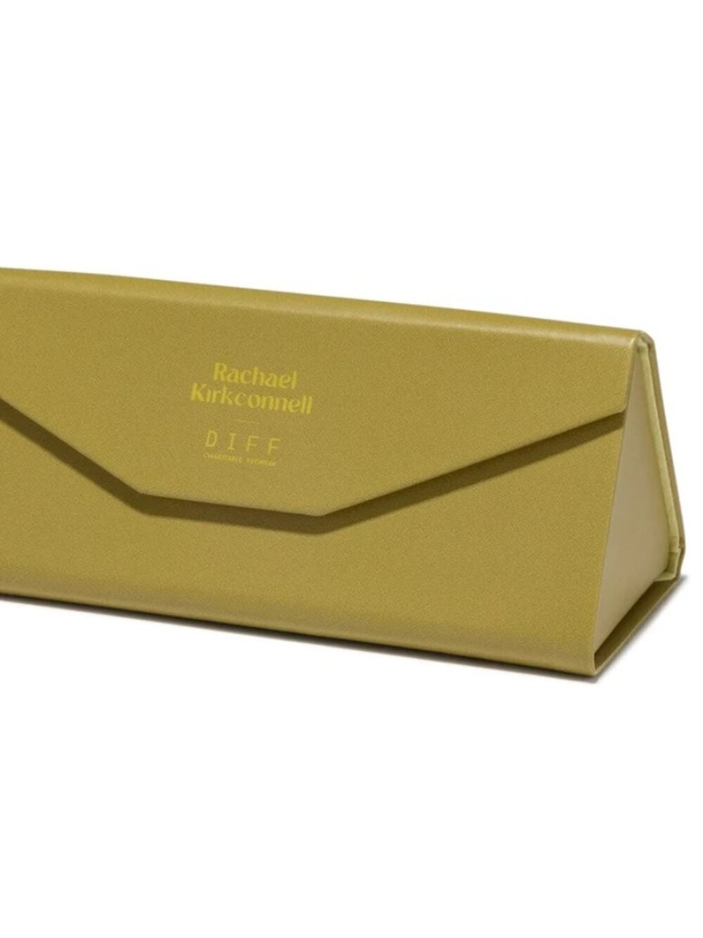 DIFF EYEWEAR Eyeglass or Sunglass Lightweight Triangle Hard Case